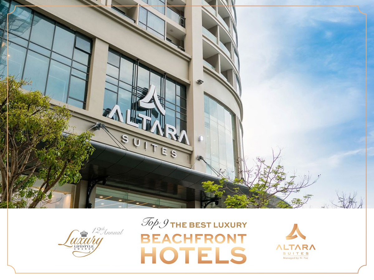 Read more about the article ALTARA SUITES ĐẠT DANH HIỆU “KHÁCH SẠN BÃI BIỂN HẠNG SANG TUYỆT VỜI NHẤT ĐÀ NẴNG” DO LUXURY LIFESTYLE AWARDS TRAO TẶNG