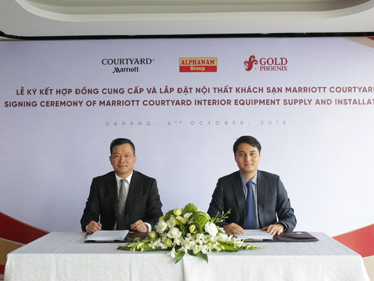 Read more about the article KÝ KẾT HỢP ĐỒNG CUNG CẤP VÀ LẮP ĐẶT NỘI THẤT KHÁCH SẠN MARRIOTT COURTYARD