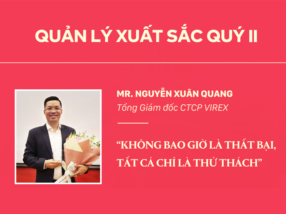 Read more about the article “KHÔNG BAO GIỜ LÀ THẤT BẠI, TẤT CẢ CHỈ LÀ THỬ THÁCH”