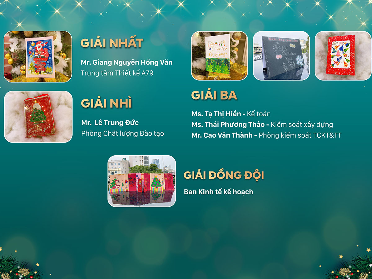 Read more about the article CÔNG BỐ KẾT QUẢ CUỘC THI TRANG TRÍ THIỆP “KHOẢNH KHẮC MÙA NOEL”