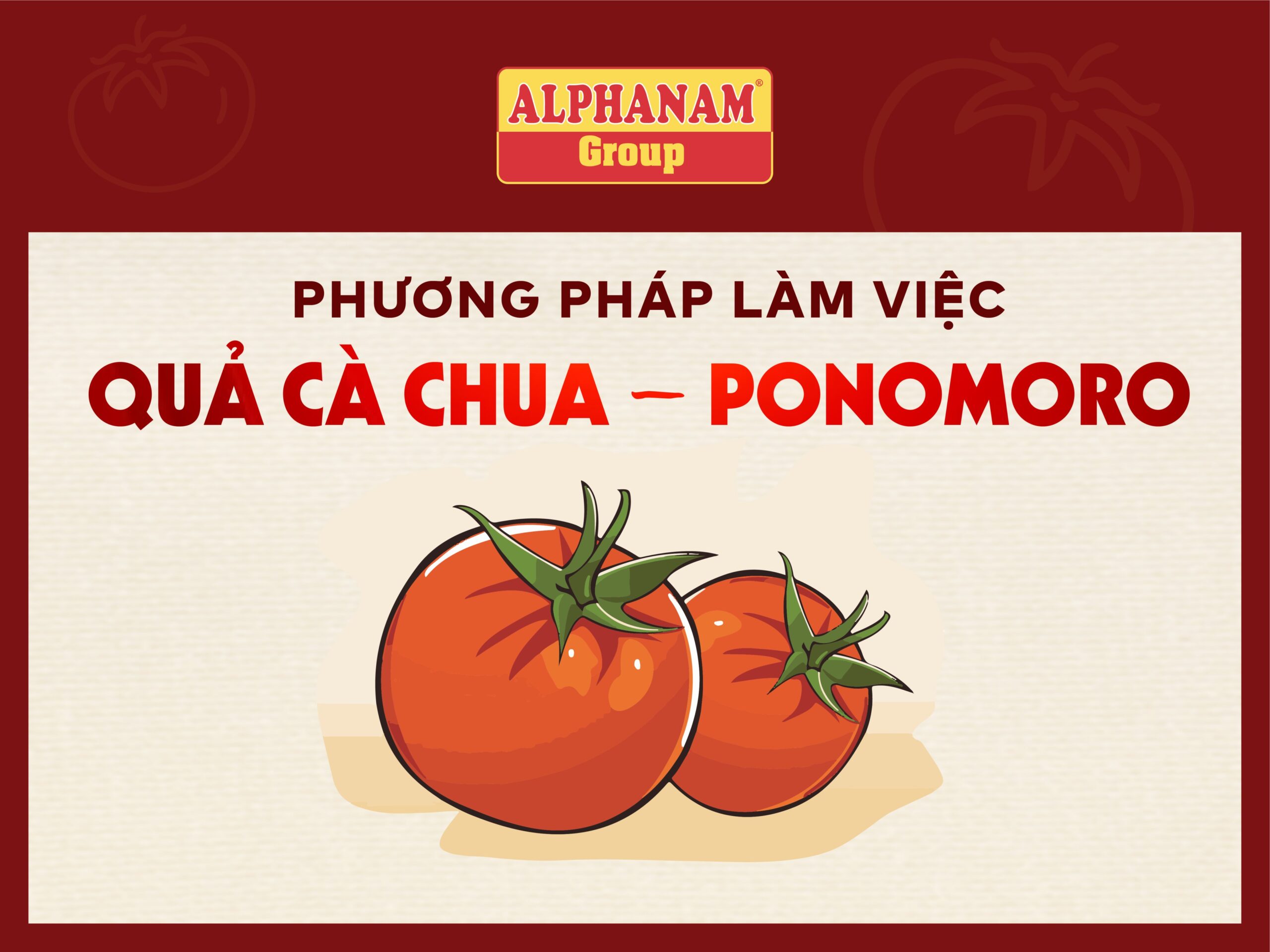 Read more about the article PHƯƠNG PHÁP LÀM VIỆC QUẢ CÀ CHUA – PONOMORO