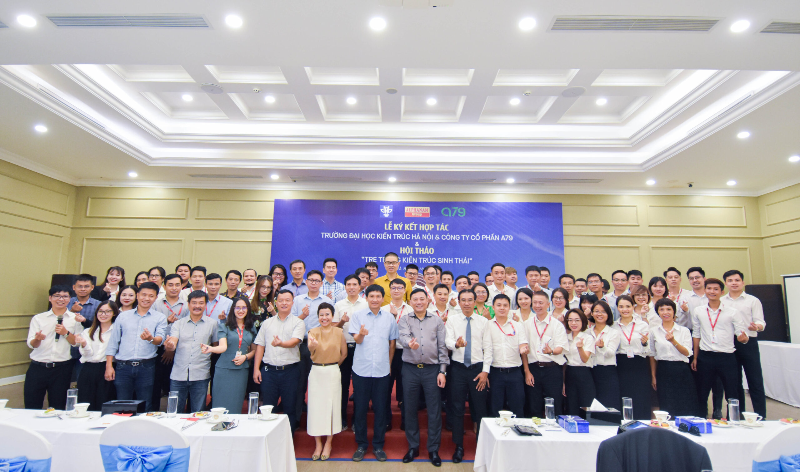 Read more about the article ĐẠI HỌC KIẾN TRÚC HÀ NỘI & CÔNG TY CỔ PHẦN A79 KÝ KẾT THỎA THUẬN HỢP TÁC