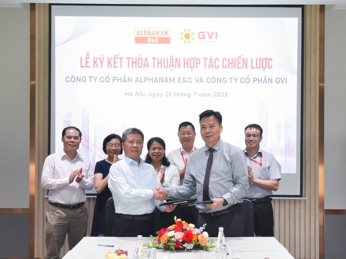 Read more about the article LỄ KÝ KẾT THỎA THUẬN HỢP TÁC CHIẾN LƯỢC CÔNG TY CỔ PHẦN ALPHANAM E&C VÀ CÔNG TY CỔ PHẦN GVI