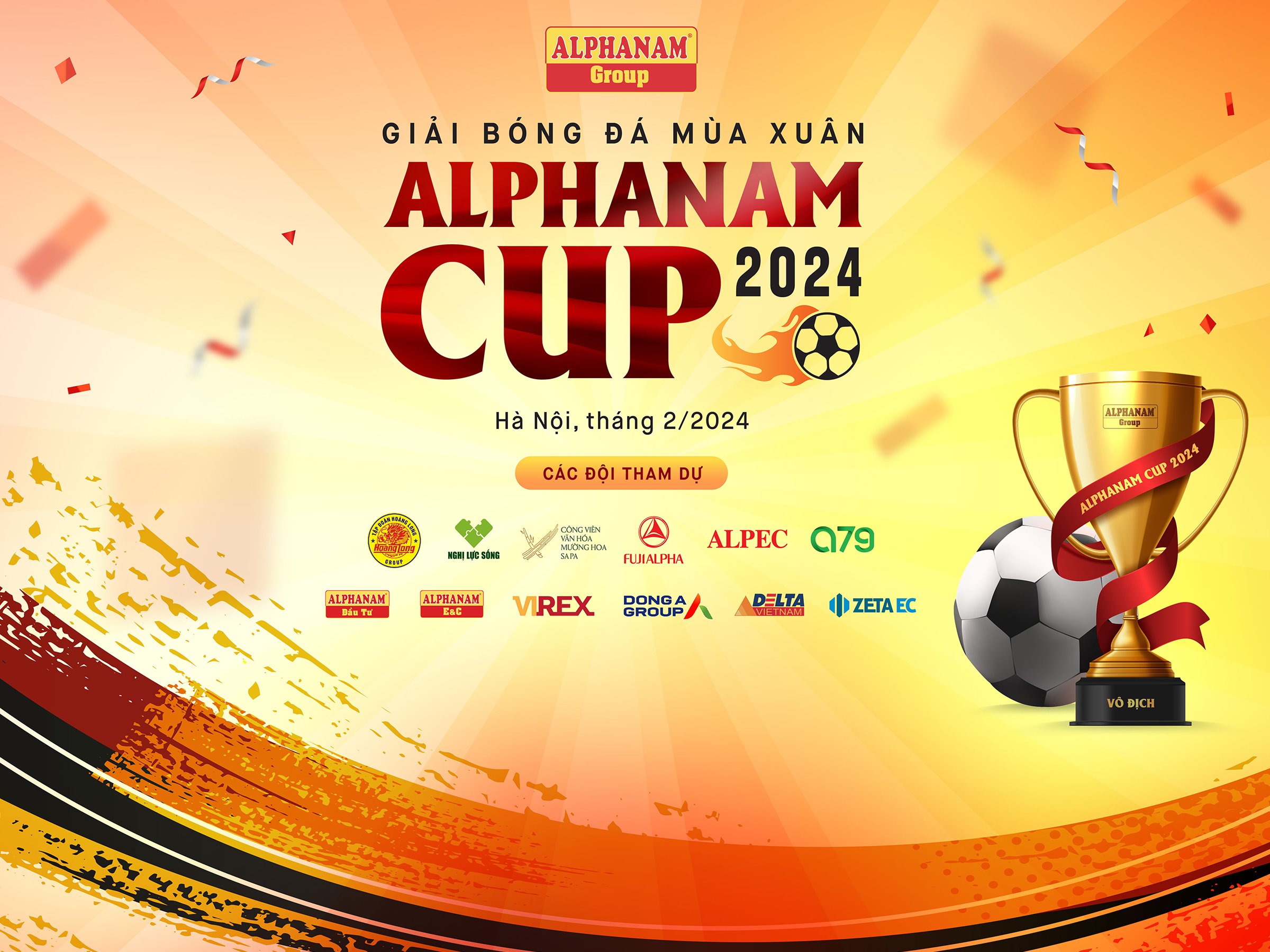 Read more about the article LỄ KHAI MẠC VÀ CÁC TRẬN ĐẤU VÒNG BẢNG GIẢI BÓNG ĐÁ ALPHANAM CUP 2024