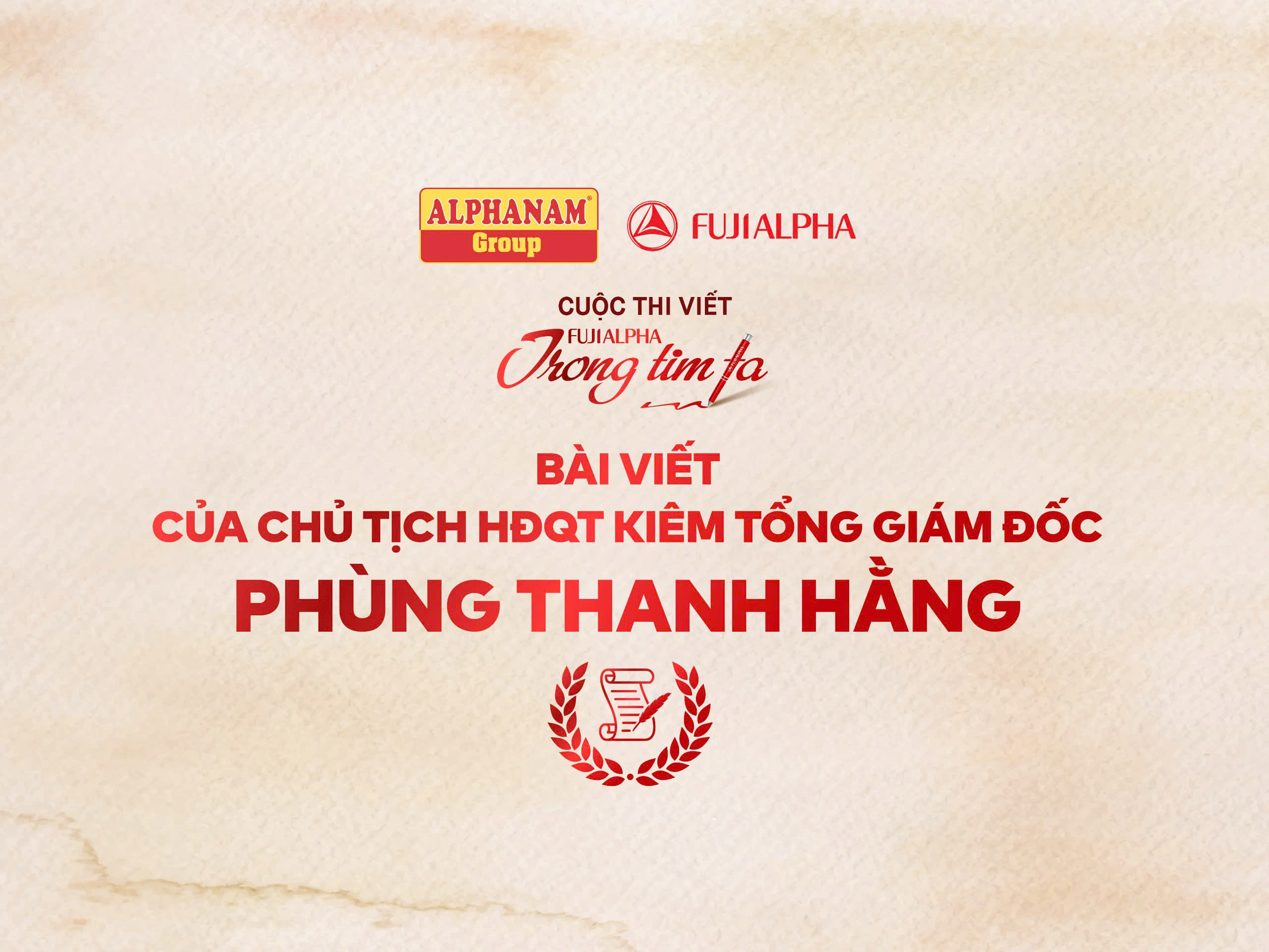 Read more about the article HÀNH TRÌNH ĐẾN VỚI NGÔI VỊ “ THUYỀN TRƯỞNG” CỦA FUJIALPHA