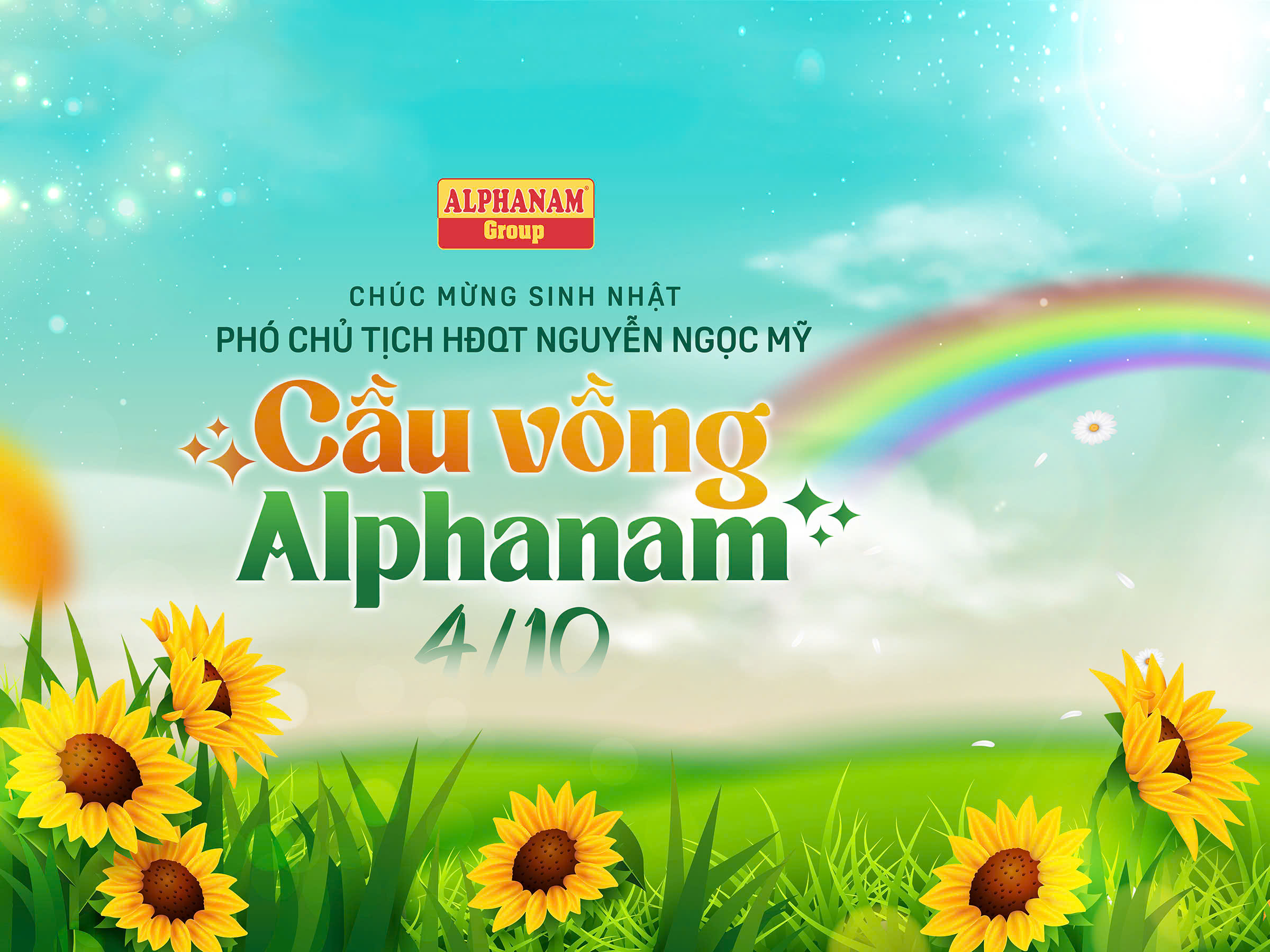 Read more about the article NGƯỜI ALPHANAM ĐÓN MÙA THU CÙNG “CẦU VỒNG ALPHANAM” – PHÓ CHỦ TỊCH HĐQT NGUYỄN NGỌC MỸ